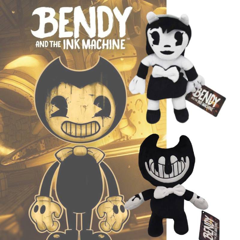 Bendy e uma máquina de tinta - pelúcia celecionável de desenhos