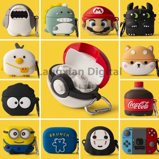 Capa De Fone De Ouvido Para Edificador TWS1 pro De Desenho Animado Porta-Chaves De silicone Funda Edifier TWS1