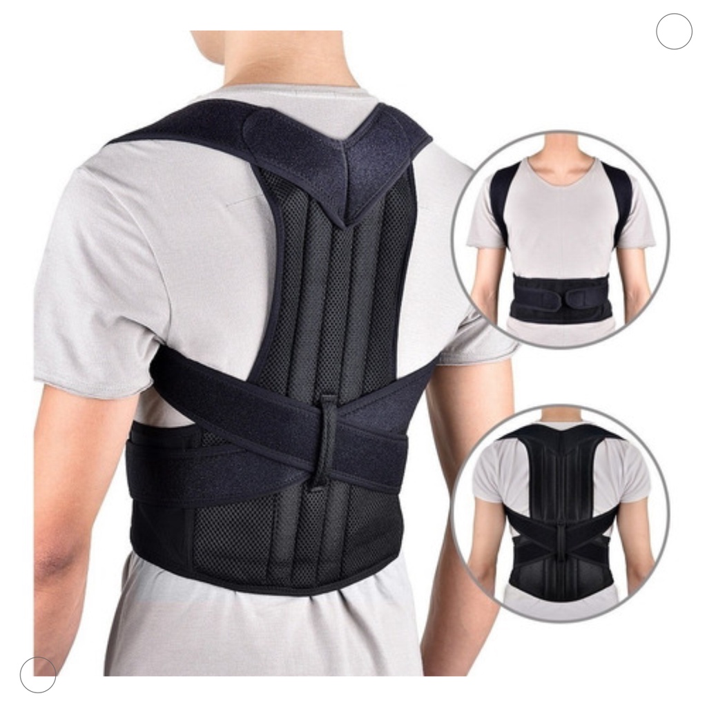Cinta postural corretor de postura e lombar colete neoprene alivia dor ...