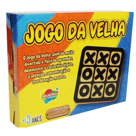 Jogo Da Velha Brinquedo Infantil E Decorativo De Madeira