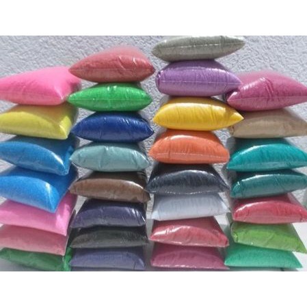 Areia para fundo de aquário várias cores.