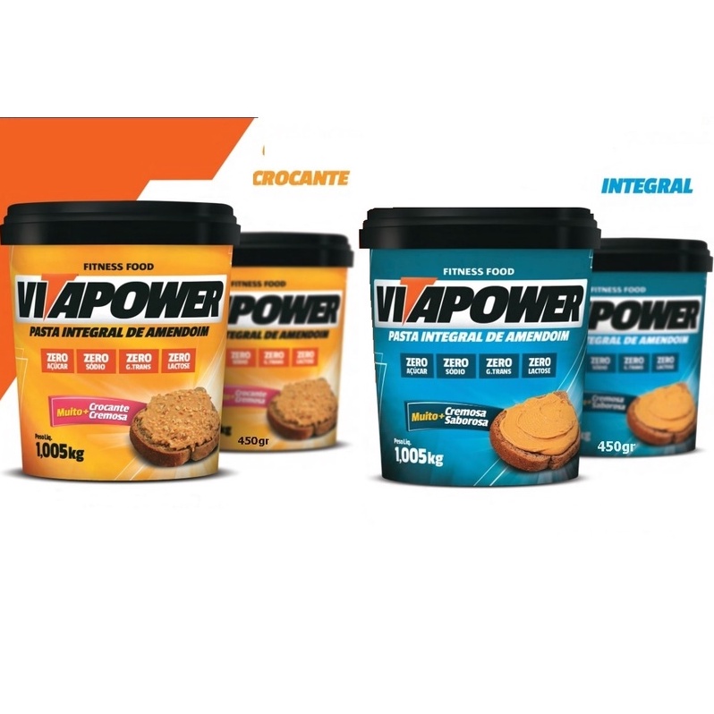 Comprar kit com 4 Pastas de Amendoim Vitapower