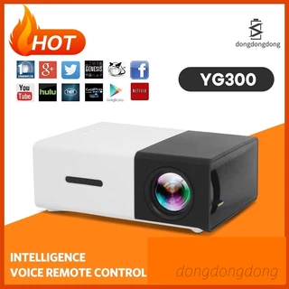 Projetor Pico Ultra Portátil Mini LED yg300 Para Uso Doméstico . HDMI , USB , Remoto , yg300 , yg-300 lcd