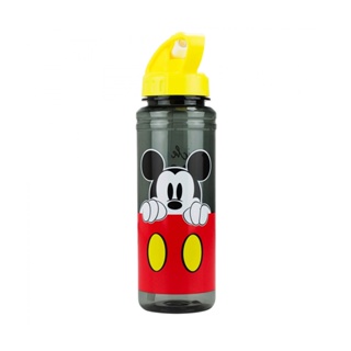 Garrafa Plástico Com Canudo Retrátil 700ml Mickey - Disney Oficial