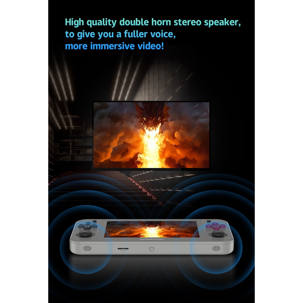 ANBERNIC RG505 Novo Console De Jogo Portátil Android 12 Sistema