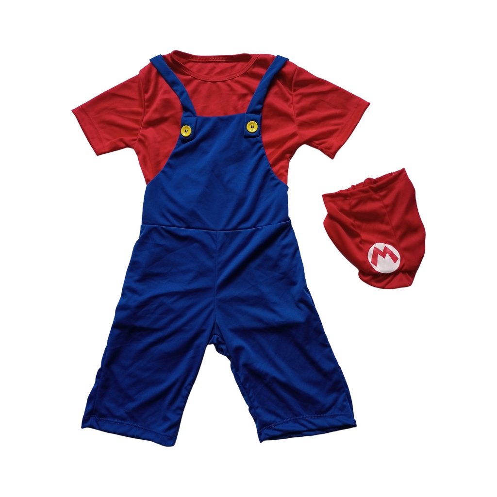 Fantasia Super Mário Bros Roupa Infantil Menino | Shopee Brasil