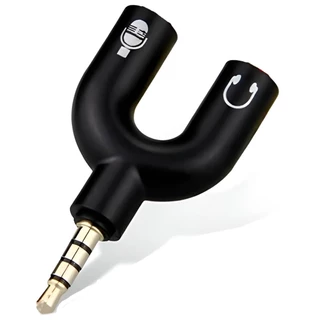 Adaptador 2 P2 Para 1 P3 Lehmox em Oferta na Shopee