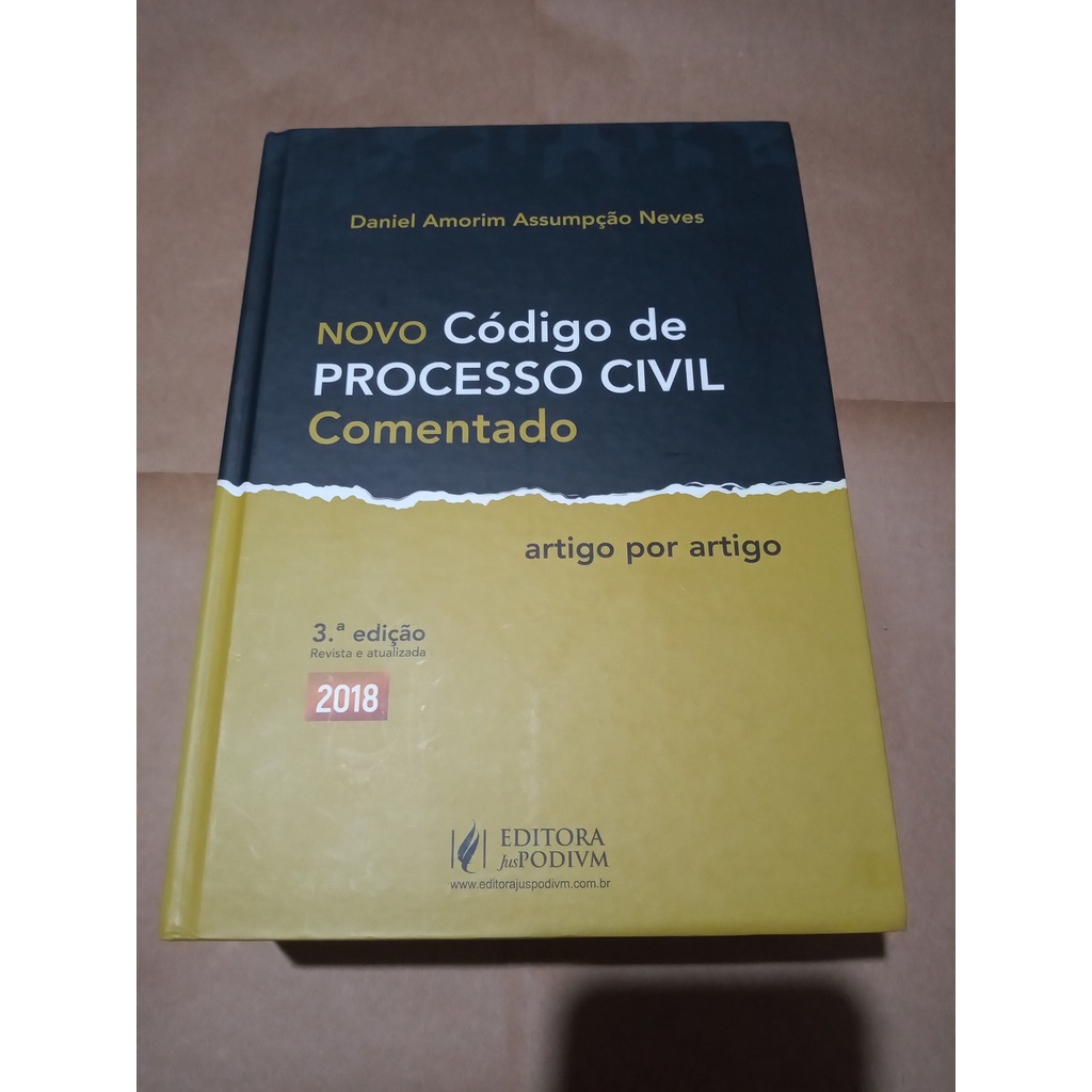 Novo Código Processo Civil Comentado - 3ª Edição - Daniel Amorim ...