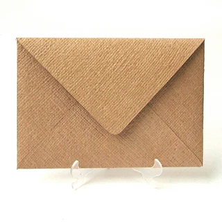 10 Envelopes em papel linhão kraft 300g