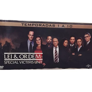 10 Temps - 60 DVDs - Lei e Ordem - Unidade de Vitimas Especiais - Box - Serie - Original - Pronta entrega