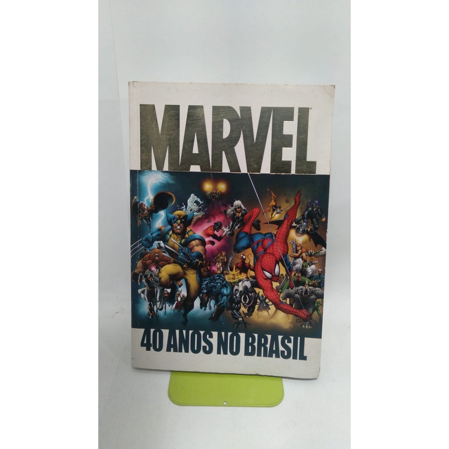 Livro MARVEL 40 Anos no Brasil | Shopee Brasil