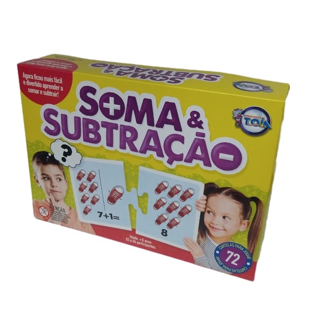 Jogo Aprendendo a Somar - Loja Grow