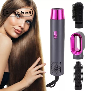 Secador De Cabelo Escova 3 Em 1 Profissional Elétrica De Ar Quente Um Passo Ferramentas De Modelagem De Barbeiro Salão Uso Doméstico