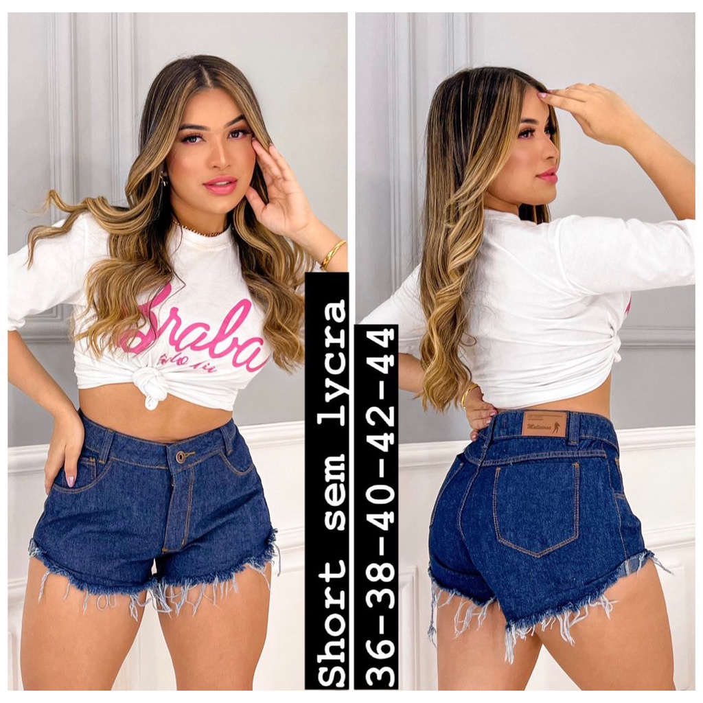 Shorts jeans hot sale curto 2019