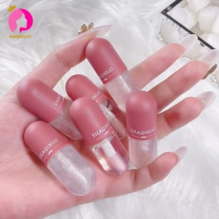 Batom 3 Cores Nude Rosa À Prova D'água Com Glitter De Longa Duração em Oferta na Shopee