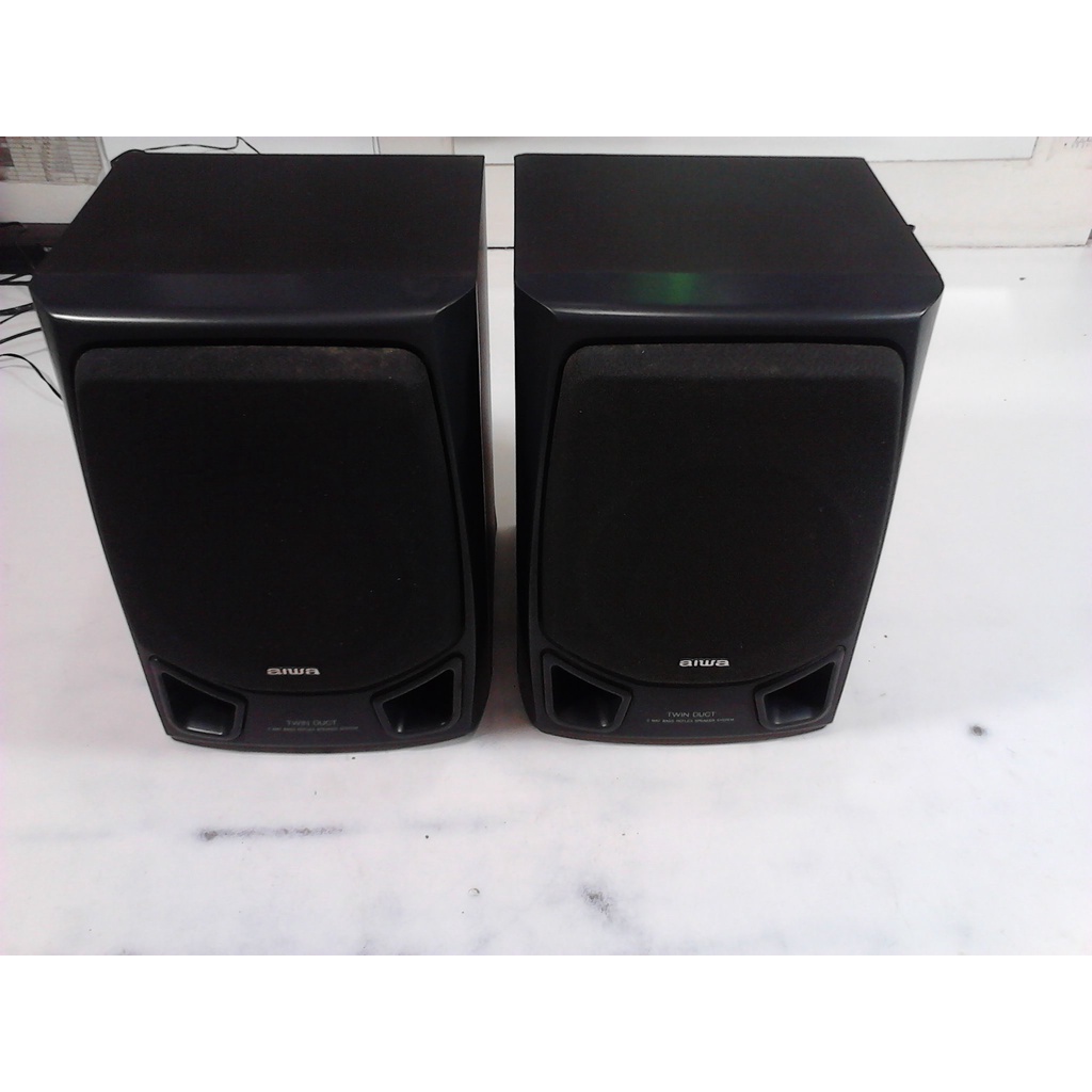 caixas som aiwa nsx v2100 o par