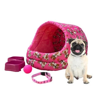 Cama Iglu Toca Cabana Cachorro E Gato Caminha Pet Tamanho G
