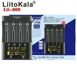 Carregador De Baterias Smart LiitoKala Lii 600