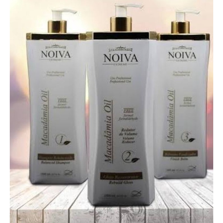 Kit Progressiva Tradicional Macadâmia Noiva Extreme 3x1litro