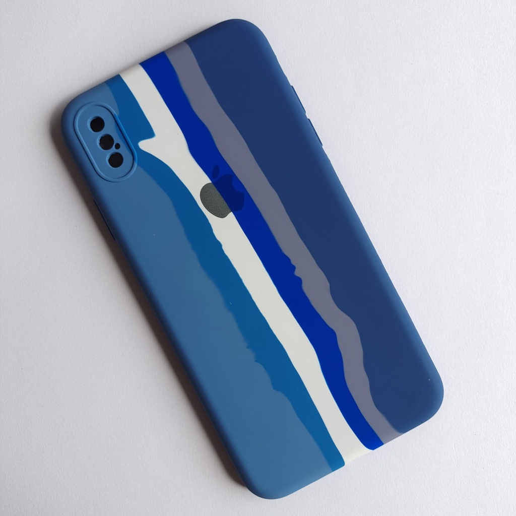 Capinha Colorida Apple Iphone XS Max / Capa Case Forrada Aveludada