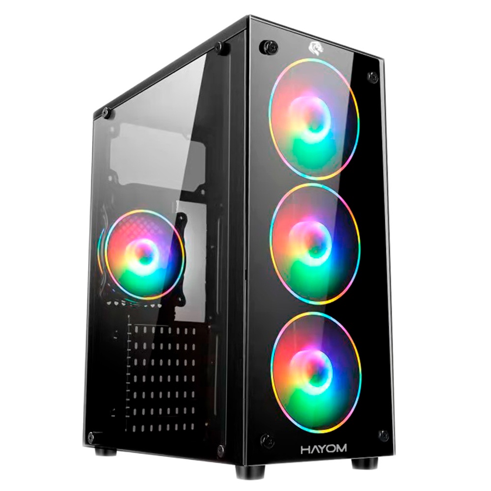 Gabinete Gamer Pichau HX600, RGB, Full-Tower, Lateral de Vidro, Branco,  PG-HX6-WH01