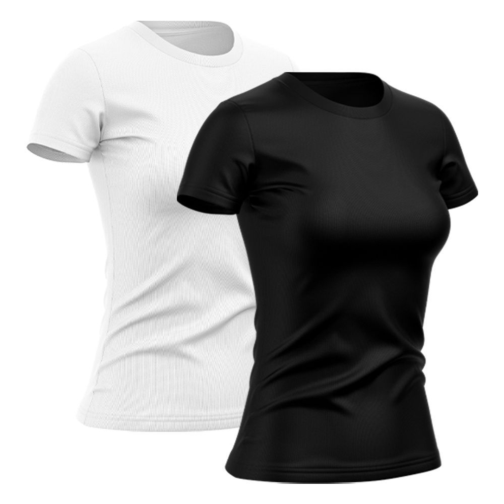 Kit 3 Camisas Dry Fit Academia feminina treino fitness Camiseta blusa -  Original - Camisa e Camiseta Esportiva - Magazine Luiza