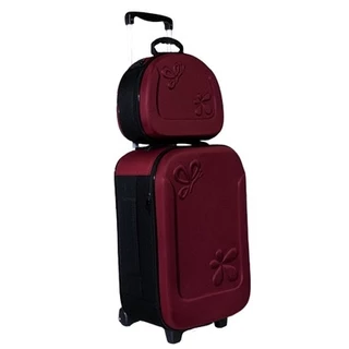 Kit Mala de viagem bordo pra 10 kg + Uma Frasqueira Nécessaire tamanho permitido pela ANAC 55x35x25 em Oferta na Shopee