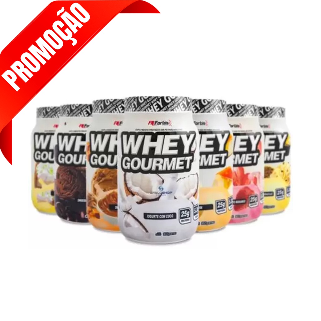 Whey Protein Gourmet Concentrado e Isolado Sabores Pote 907g – FN Forbis