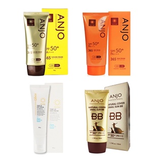 [ANJO] Sun BB Cream SPF 50+ PA+++ / 4 Options