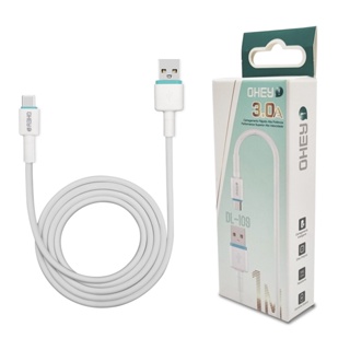 Cabo USB Tipo C 3,0A 1m rápido OHEY