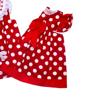 Roupas Vestido bebê infantil batinha bb menina de algodão charmozinha