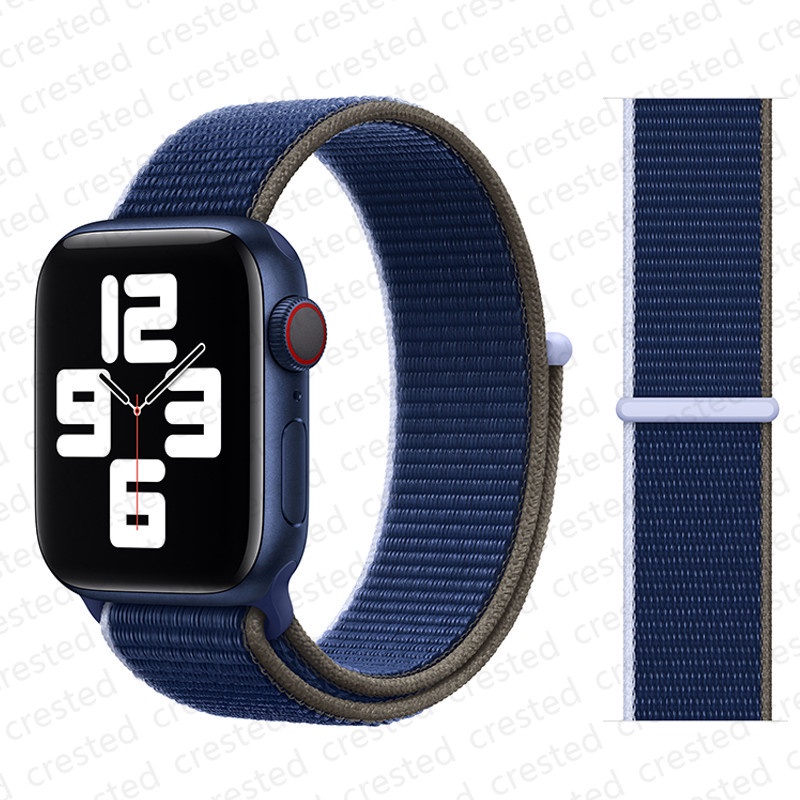 Alça De Nylon Para Apple Watch band 49mm 41mm 45mm 40mm 44mm