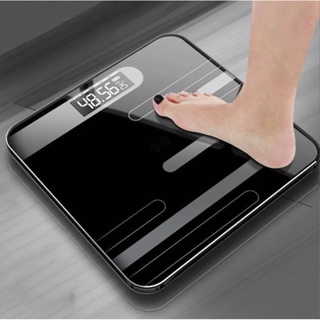 Balança de chão de corpo para banheiro digital de vidro eletrônica inteligente, display lcd até 180KG Preta SG-2815K SG-2815B Branca