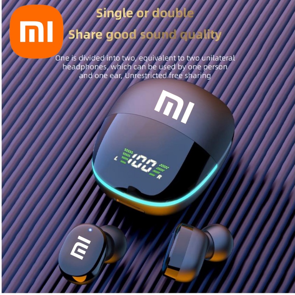 Auricolari originali Xiaomi G1 per G9S Wireless Bluetooth Redmi Airdots con annullamento del rumore stereo Test dell'acqua Microfono audio HiFi_voghion.com