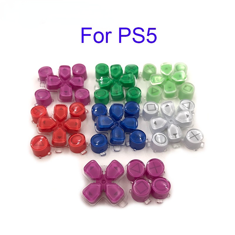 Para PS5 Botões De Chave De Função Do Dpad De Direção Controlador ABXY Botão Cross Jelly Button