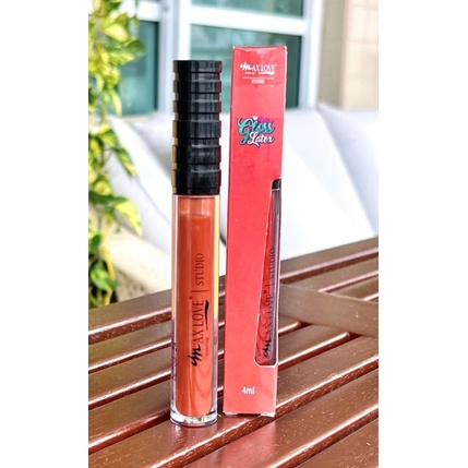 Batom Gloss Latex Chocolate Marrom Max Love Brilho Shopee Brasil