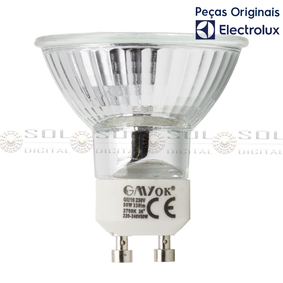 Lâmpada Coifa Electrolux 60CX 90CX 60CXS 90CXS 60CT 90CT 60CTS 70CS 90CTS 60CV 90CV 60CVS 90CVS - 220V (A07763901)