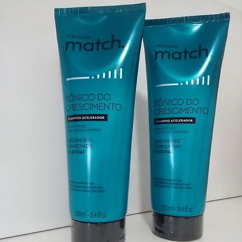 Shampoo match tônico do crescimento 250ml - o Boticário