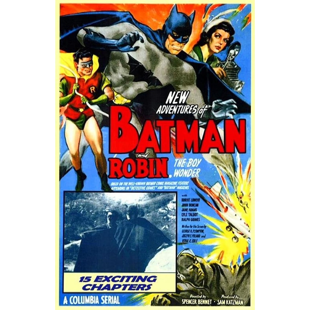 DVD Seriado Batman and Robin (1949) 11 Eps Leg | Shopee Brasil