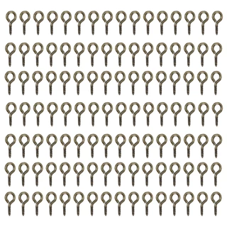 Mini Pitão Ouro Envelhecido Com Rosca Parafuso 9mm Para Chaveiro MDF Bijus