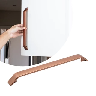 6 Puxadores Porta Guarda Roupa Escritorio Gaveta 256mm Barca