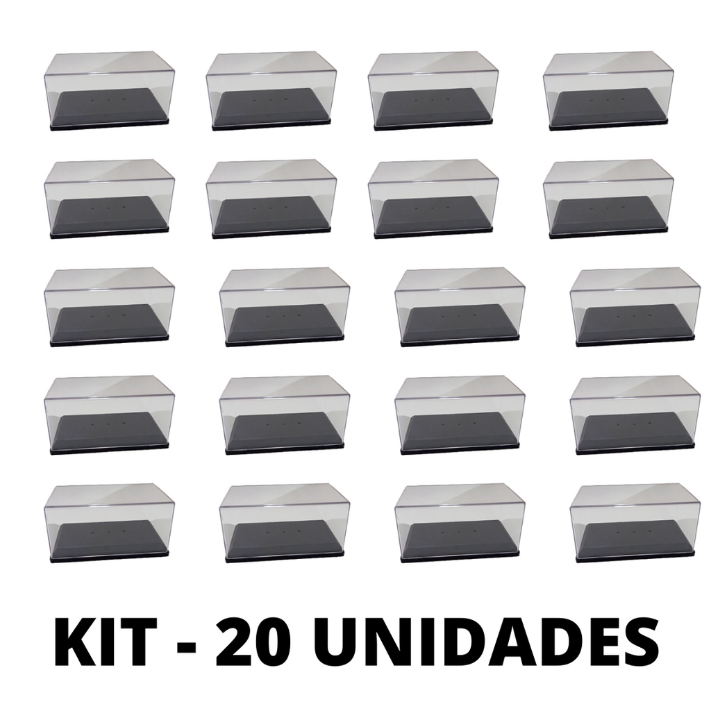 Caixa Acrilica Kit Com Unidades Ideal Para Miniaturas Hot Wheels Escala Shopee Brasil