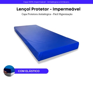 Capa Antialérgica e Antiácaro para Colchão Protetora Hospitalar Solteiro Impermeável