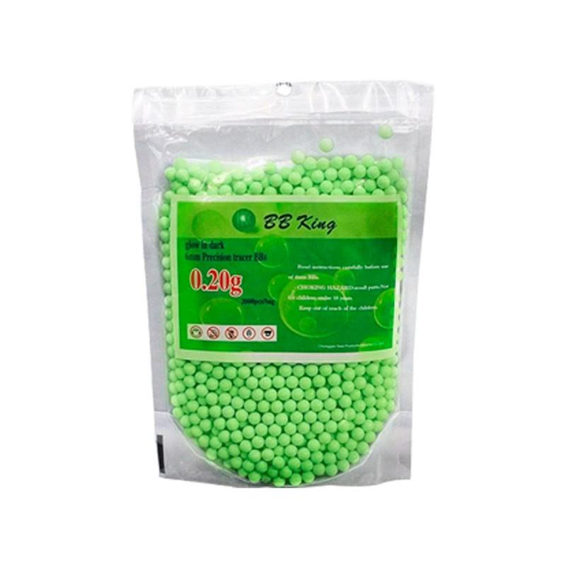 Airsoft BBs 0.20g Tracer BB King 2000 Un