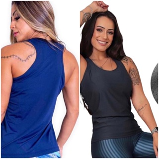 kit 2 regatas Dry Fit Moda Fitnes