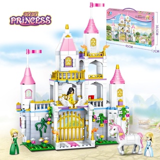 6-em-1 meninas princesa castelo blocos de construção compatíveis com Lego,  1000pcs brinquedos cor-de-rosa palácio do rei tijolos de banquete  brinquedos para meninas 6-12 construção Play Set brinquedos educacionais  para crianças - libergarden 