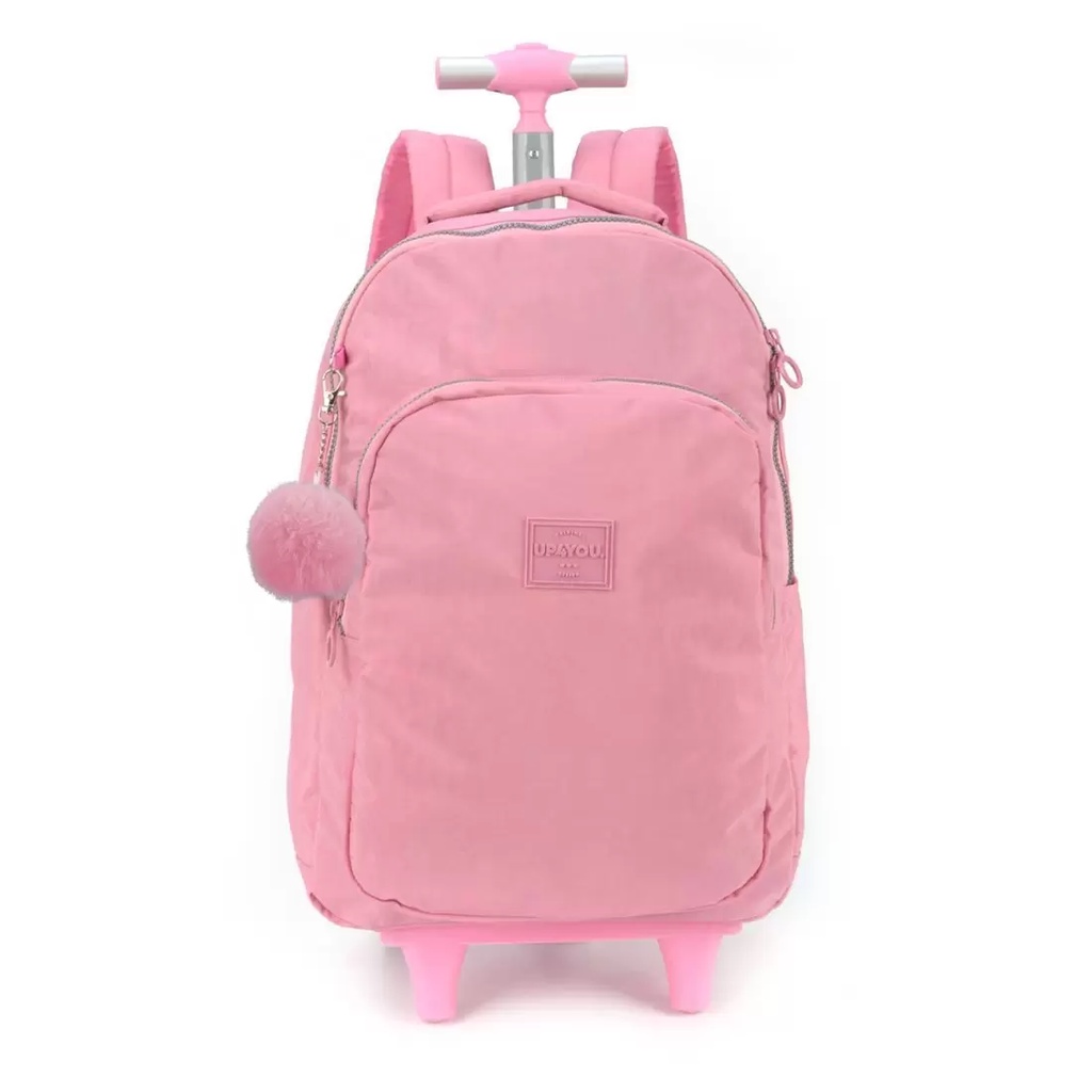 Kit mochila de rodinha feminina 360 e lancheira coruja up4you luxcel 51269  rosa, .com.b…