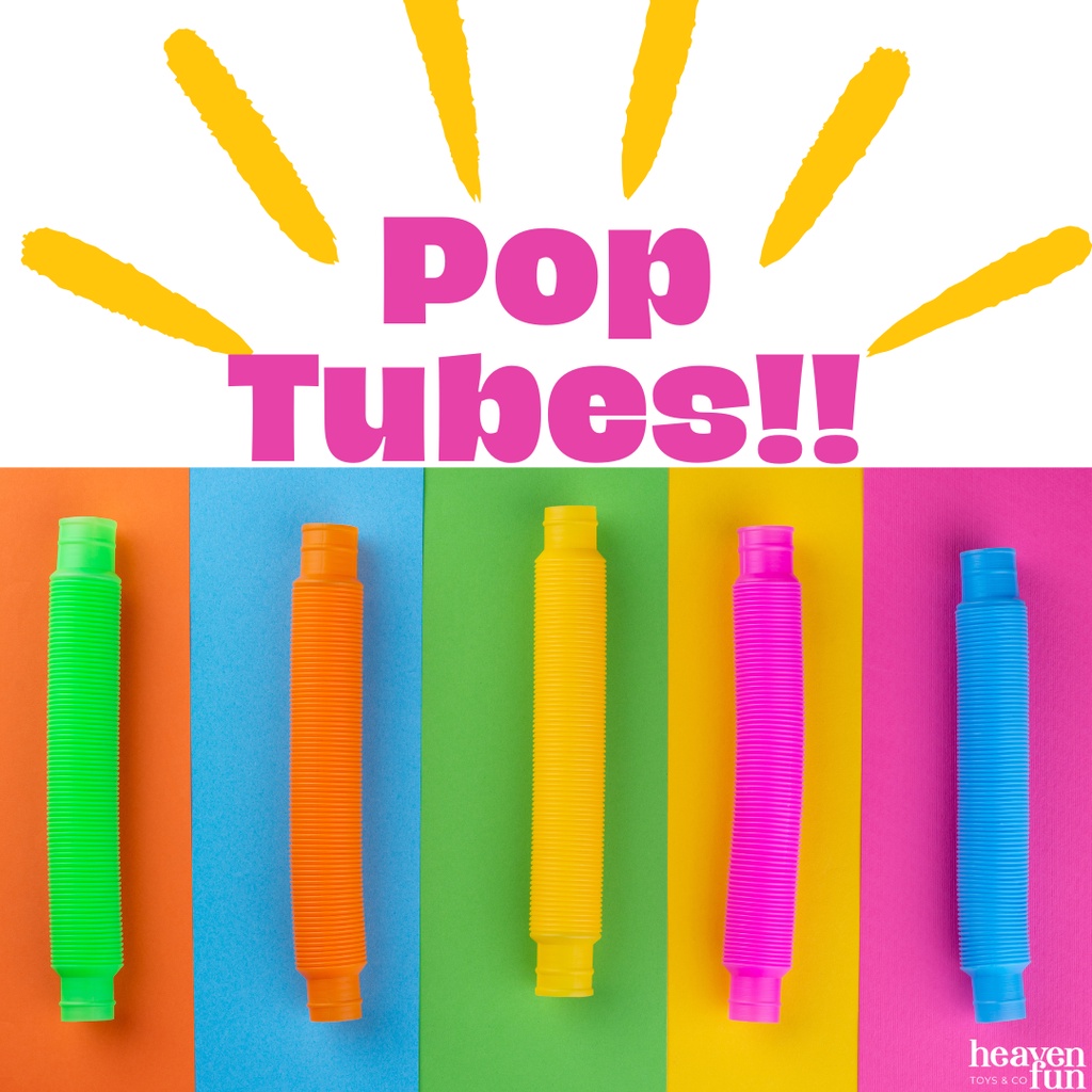 Pop Tube Fidget Toy Pequeno Cano Anti Stress Sensorial | Shopee Brasil