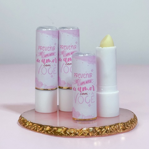 Adesivo personalizado para manteiga de cacau