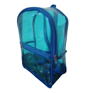 mochila cristal Neon / transparente, ótima opção para escola/trabalho/praia/ piscina